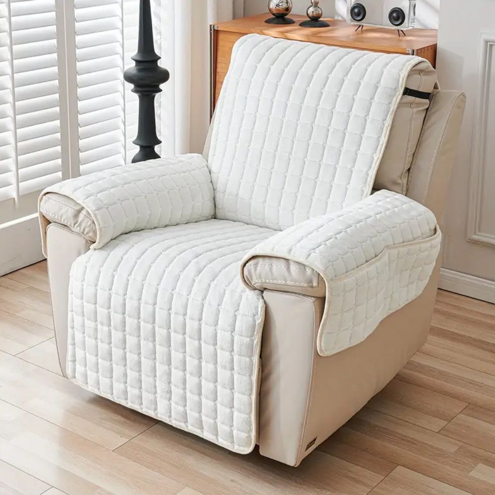 Minimalist Quilted Recliner Cover