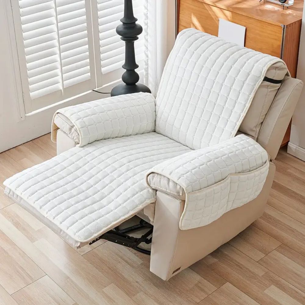 Minimalist Quilted Recliner Cover