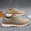 Men's Sneakers – Breathable Knit – Flexible Lightweight Sole – Lace Closure