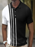 Men's Polo Shirt - Classic Collar - Short Sleeves - Breathable Lightweight Design