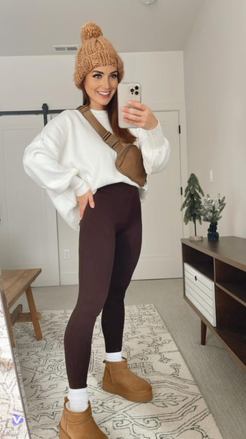 Full Length Slim Fit Stretch Knit Leggings