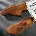 Men's Sneakers – Breathable Knit – Flexible Lightweight Sole – Lace Closure