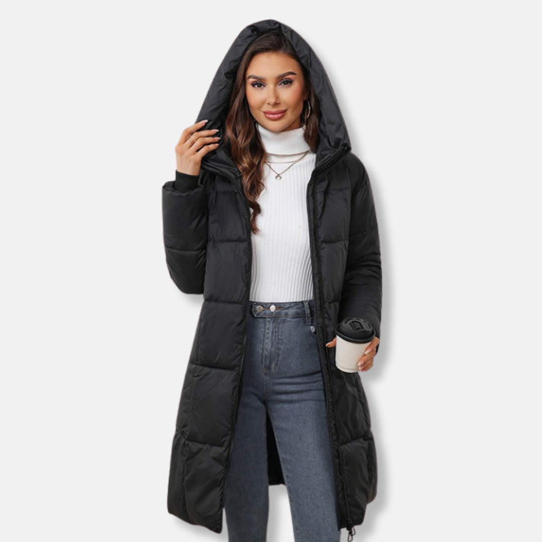 Insulated Quilted Slim Fit Coat