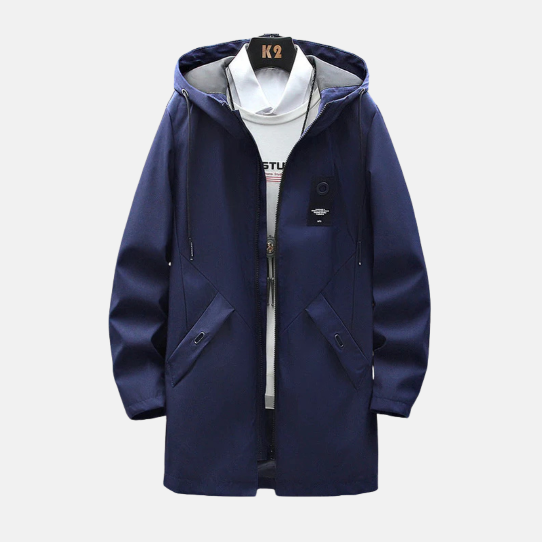 Windproof Fleece Lined Hooded Jacket