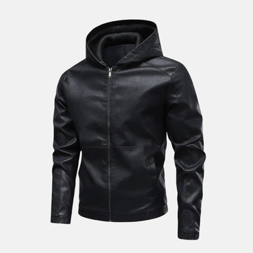 Wind-Blocking Slim Fit Panel Hooded Jacket