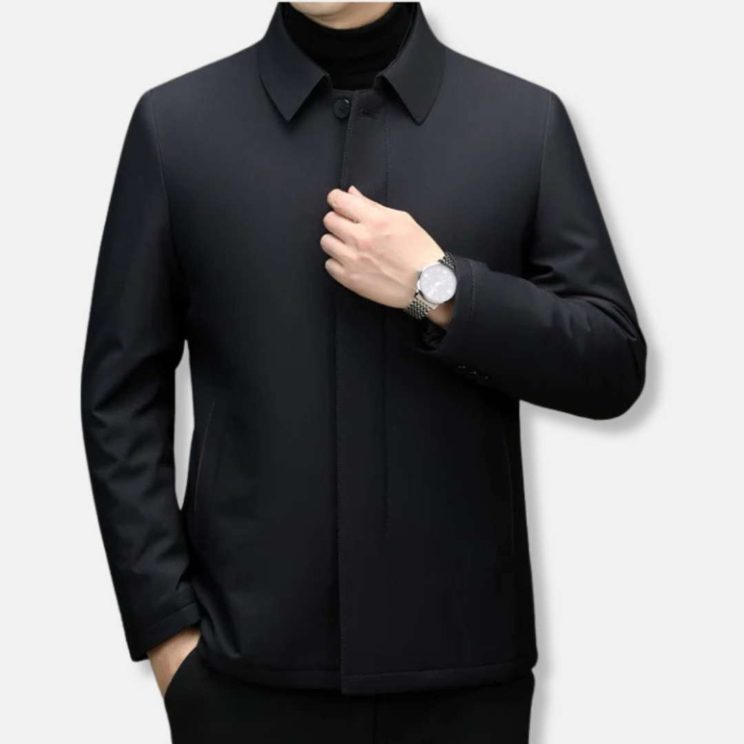 Insulated Regular Fit Point Collar Jacket
