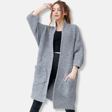 Chunky Wool Blend Oversized Coat