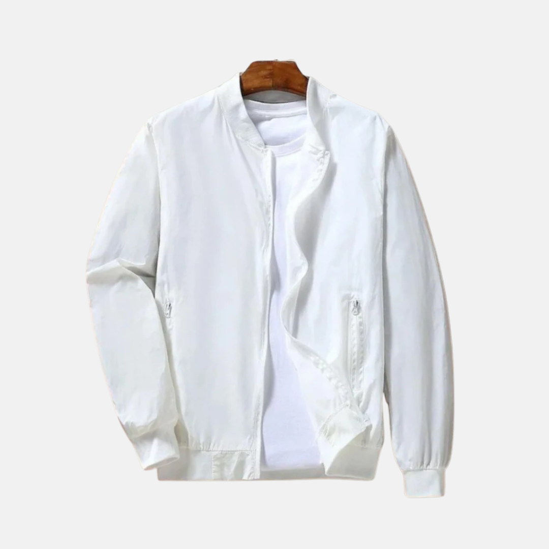Lightweight Breathable Regular Fit Bomber Jacket