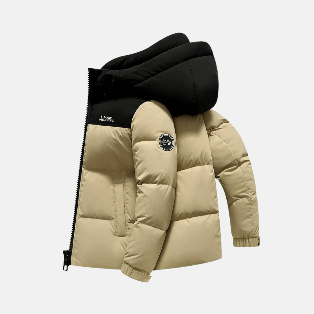 Quilted Hooded Relaxed Fit Puffer Jacket