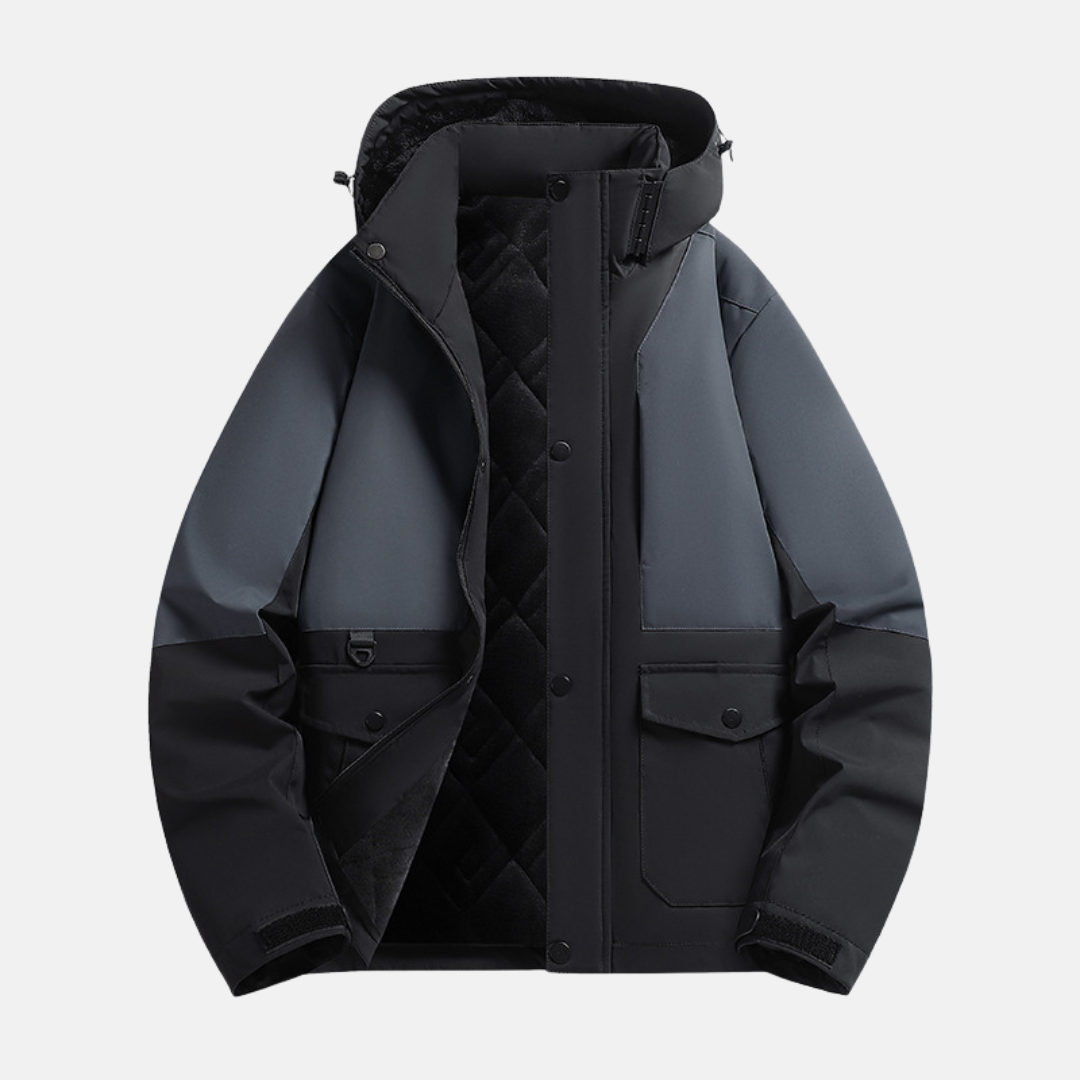Quilted Wind and Water Resistant Jacket