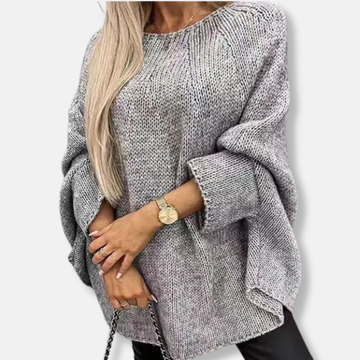 Chunky Knit Oversized Batwing Sweater