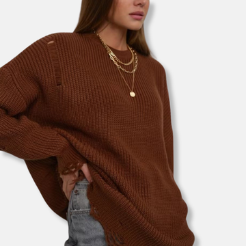 Ribbed Knit Mini Balloon Sleeve Dress