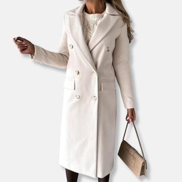 Wool Longline Double Breasted Coat