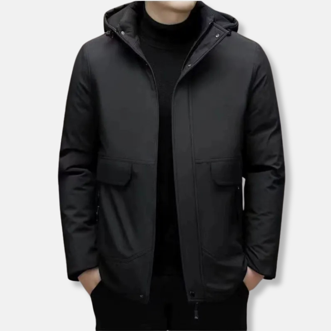 Padded Insulated Windproof Hooded Coat