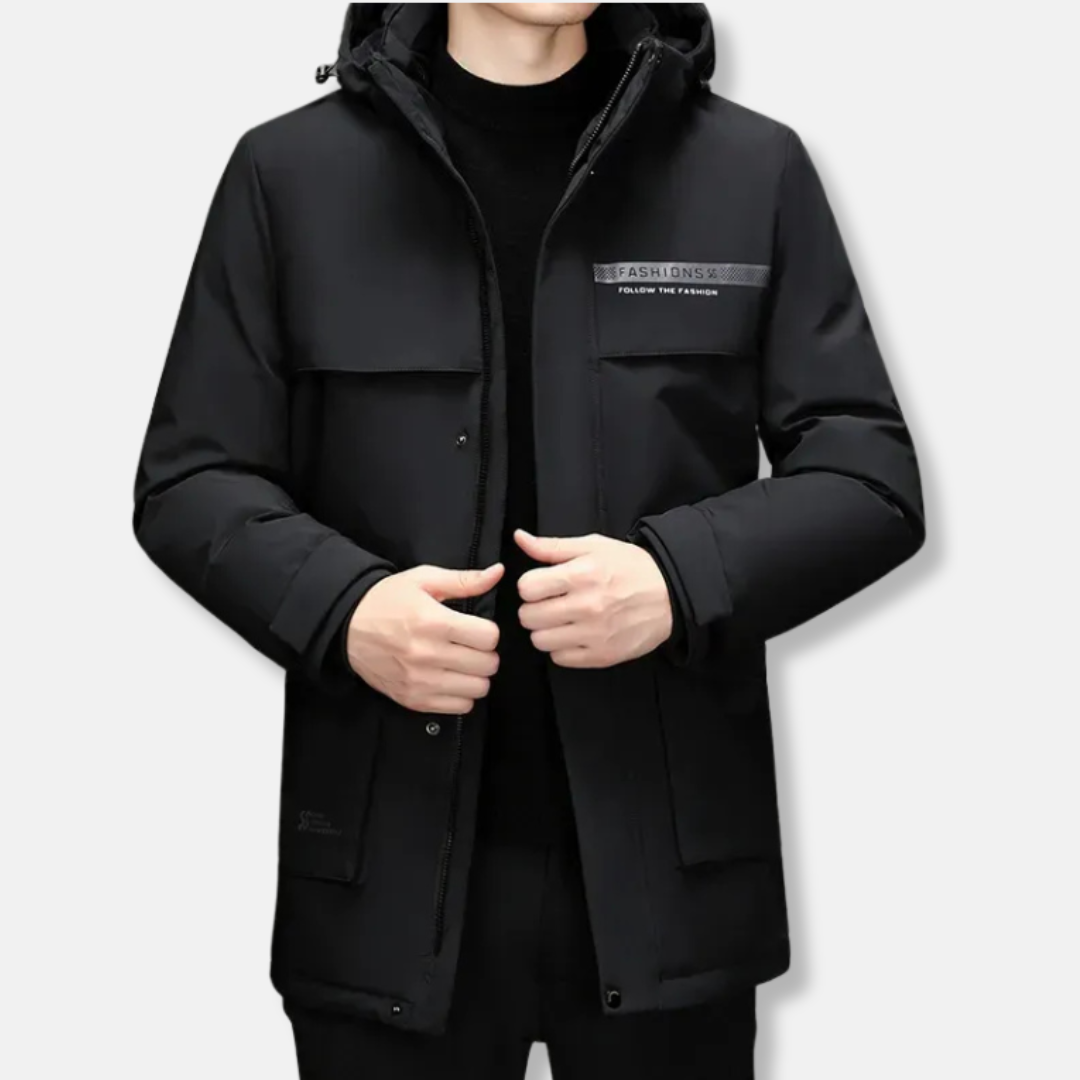 Insulated Relaxed Fit Hooded Jacket