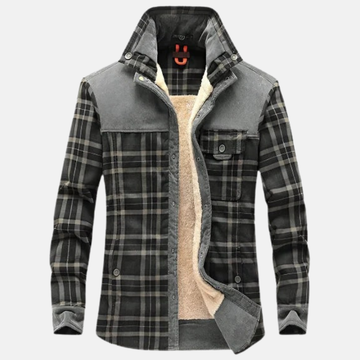 Fleece Lined Relaxed Fit Shirt Jacket
