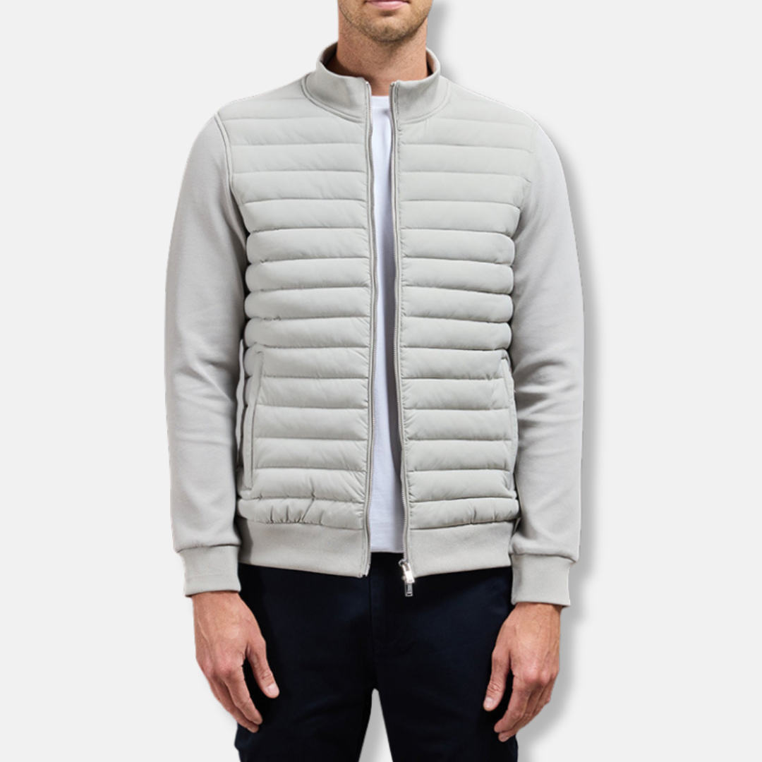 Quilted Insulated Slim Fit Hybrid Jacket