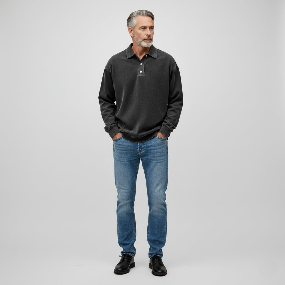 Ralph - Cotton Relaxed Fit Long Sleeve Polo Shirt