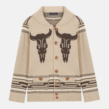 Wool Blend Shawl Collar Hip-Length Jacket