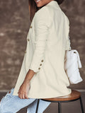 Women's Blazer – Double-Breasted – Tailored Fit – Notch Lapels – Flap Pockets