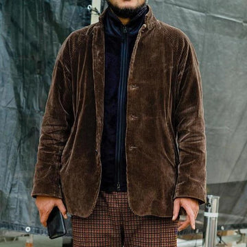 Corduroy Relaxed Fit Button Front Jacket