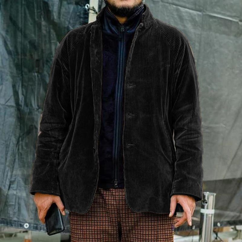 Corduroy Relaxed Fit Button Front Jacket