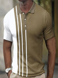 Men's Polo Shirt - Classic Collar - Short Sleeves - Breathable Lightweight Design