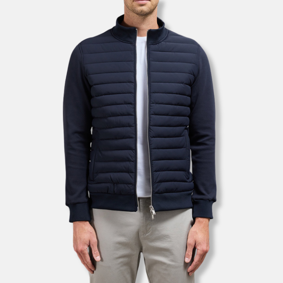 Quilted Insulated Slim Fit Hybrid Jacket
