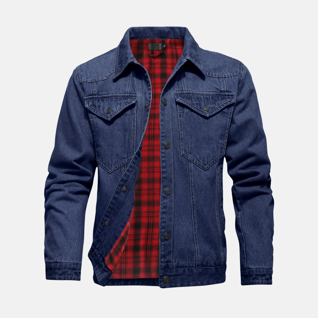 Denim Relaxed Fit Hip Length Jacket