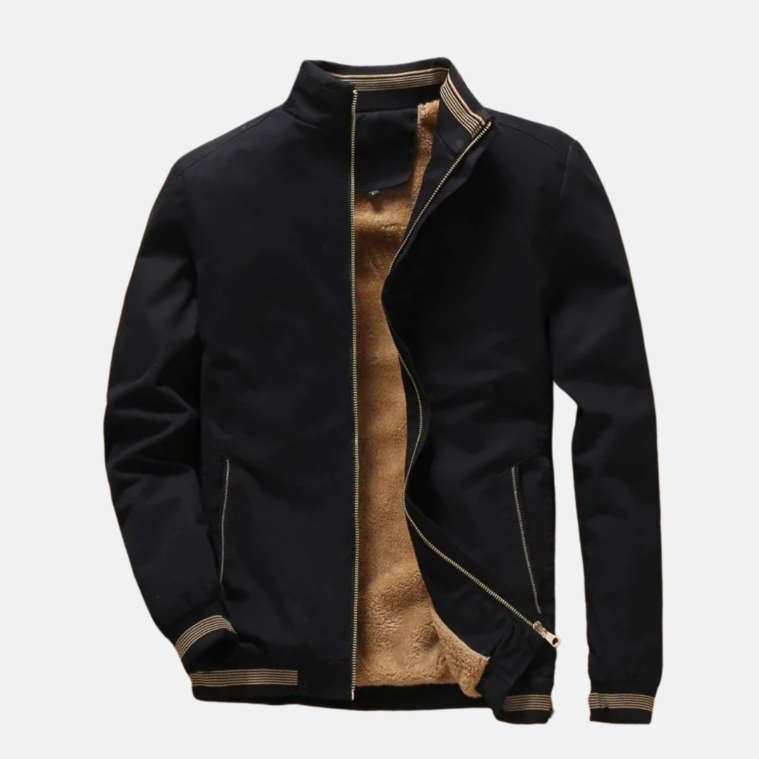 Fleece Lined Casual Fit Pilot Jacket