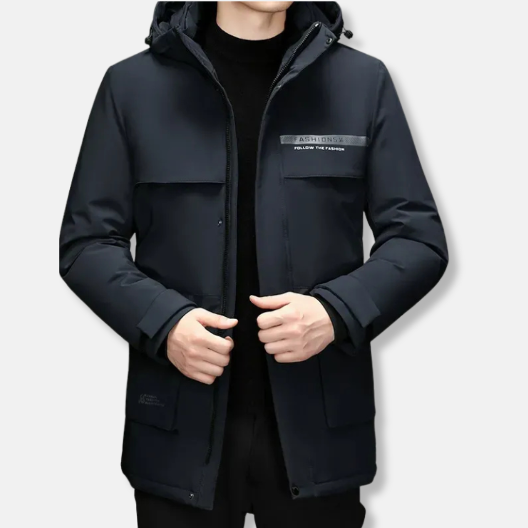 Insulated Relaxed Fit Hooded Jacket