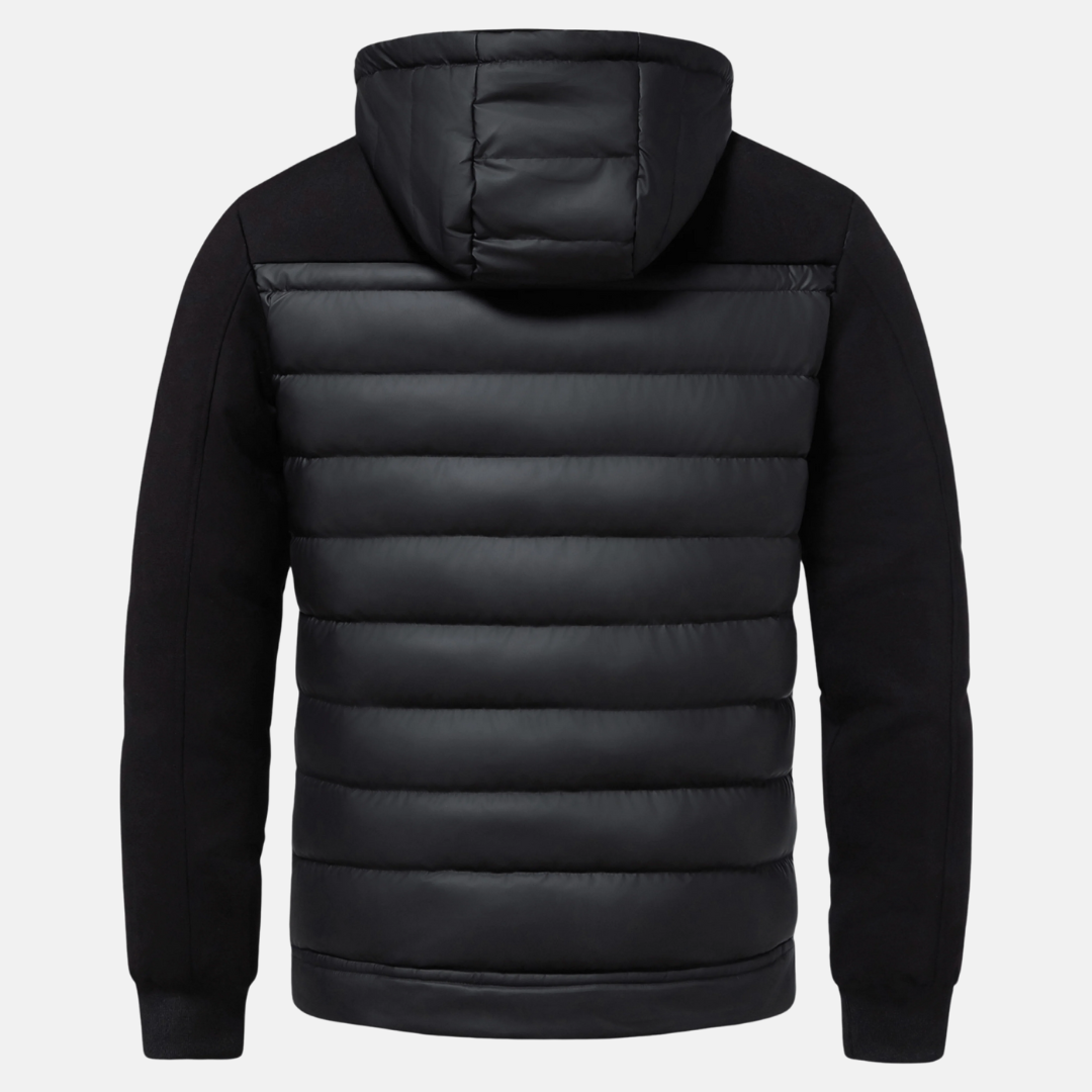Slim Fit Hooded Stand Collar Jacket