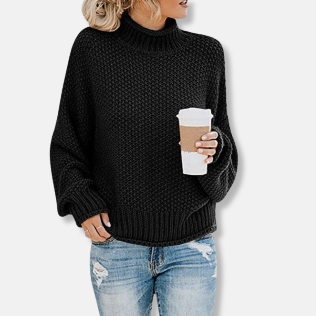 Oversized Wool Blend Chunky Knit Sweater