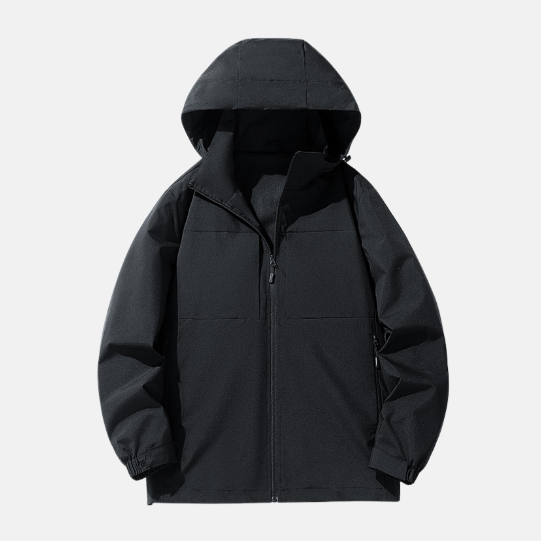 Weather Resistant Relaxed Fit Hooded Jacket