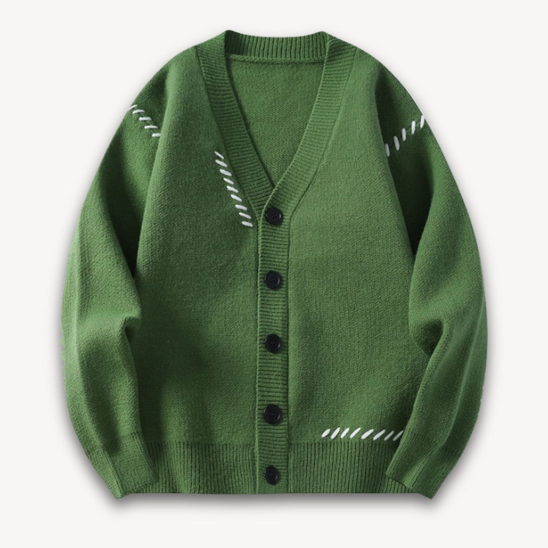 Men's Cardigan – Oversized Fit – Soft Knit – Button Closure – Casual Layering