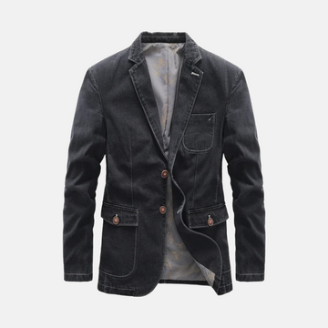Cotton Blend Tailored Semi-Slim Blazer