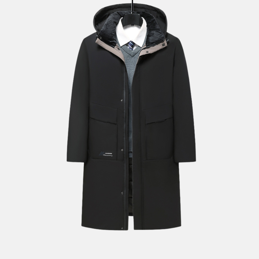 Insulated Hood Regular Fit Long Coat