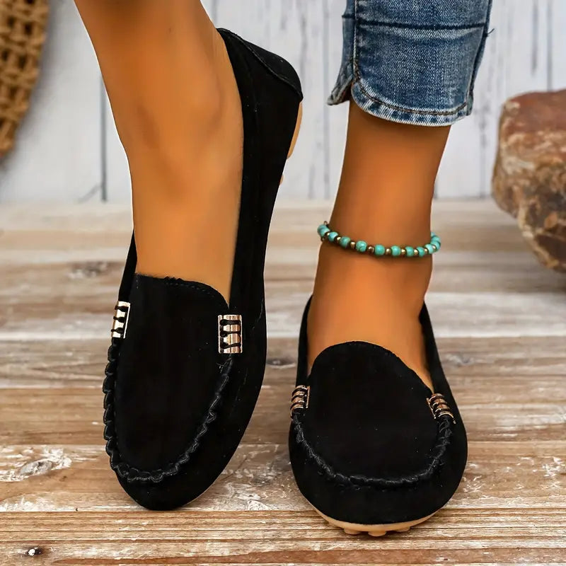 Genuine Leather Slip-on Comfort Loafers