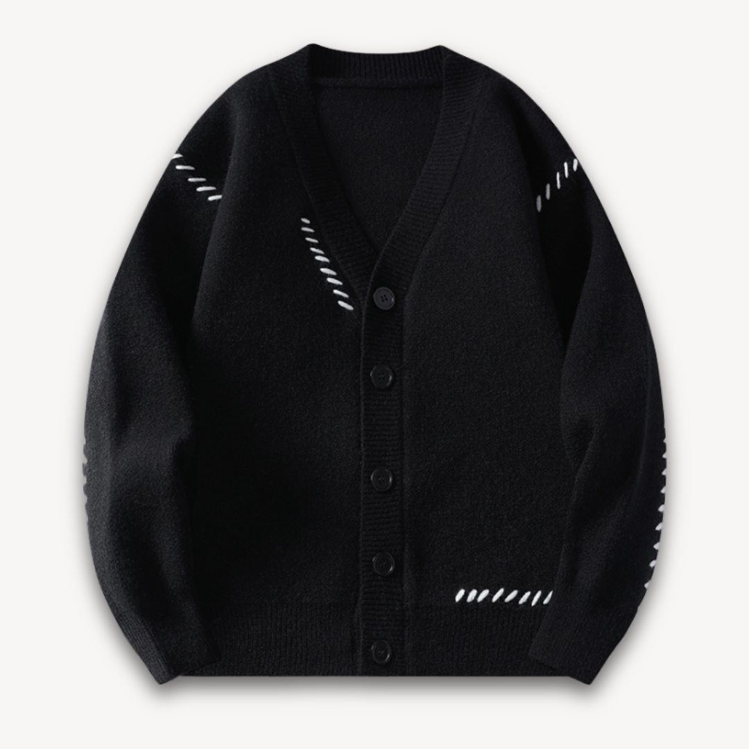 Men's Cardigan – Oversized Fit – Soft Knit – Button Closure – Casual Layering