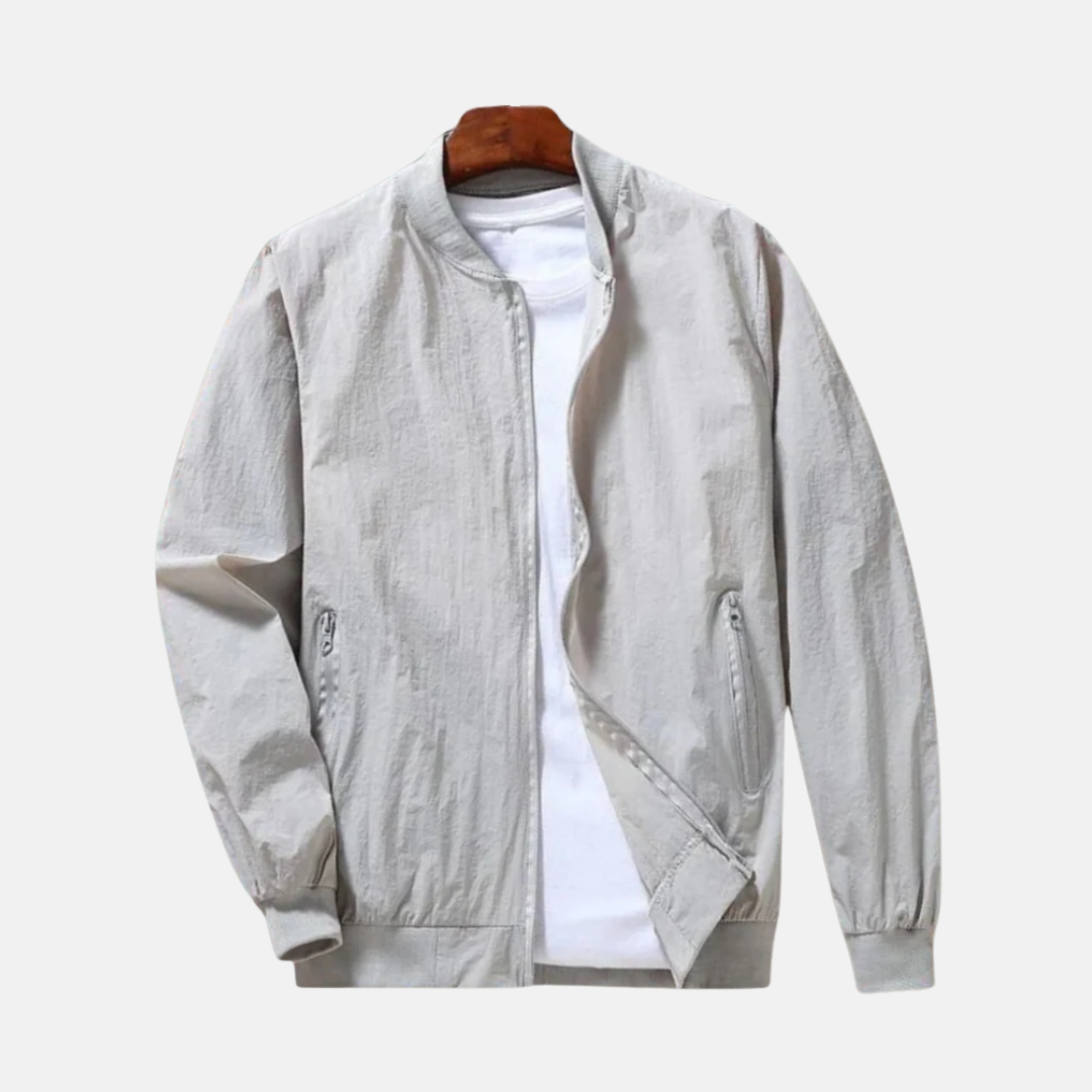 Lightweight Breathable Regular Fit Bomber Jacket