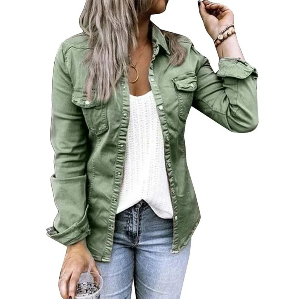 Relaxed Tailored Cotton Blend Jacket