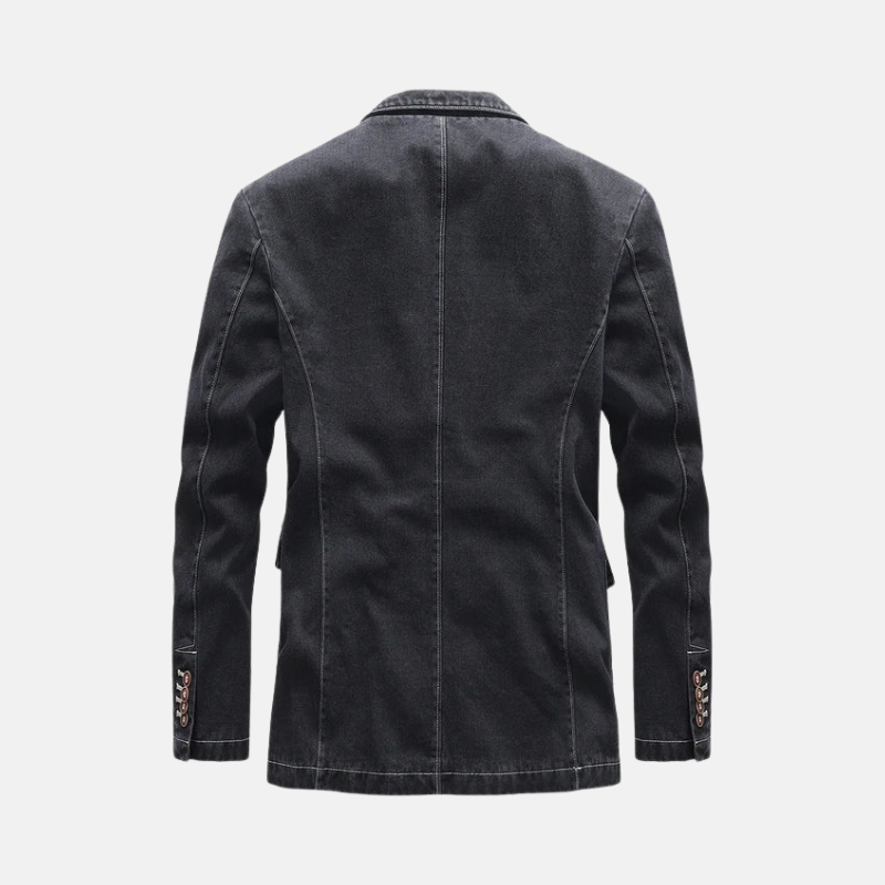 Cotton Blend Tailored Semi-Slim Blazer