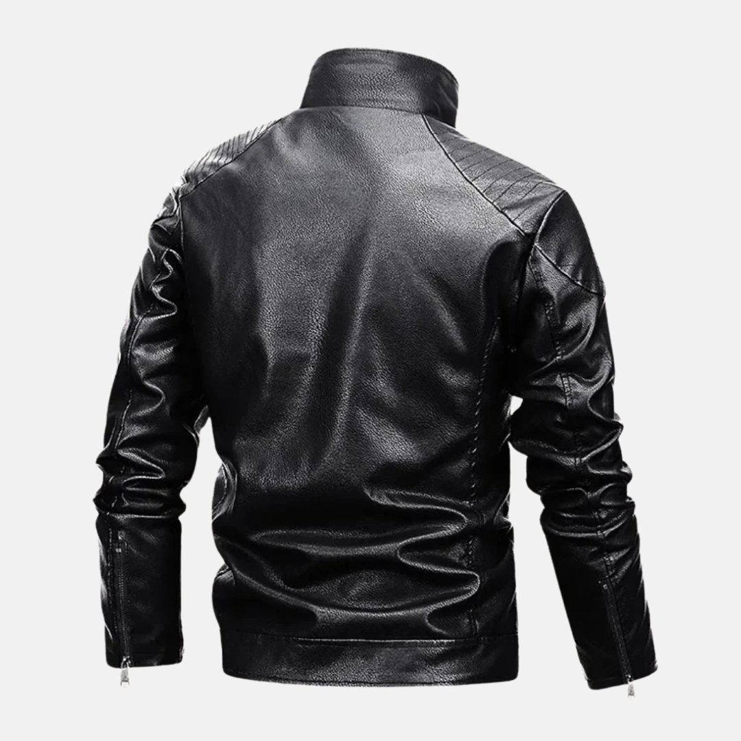 Shearling Lined Quilted Shoulder Jacket