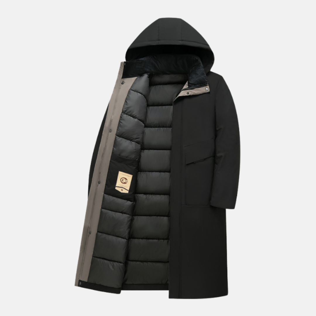Insulated Hood Regular Fit Long Coat