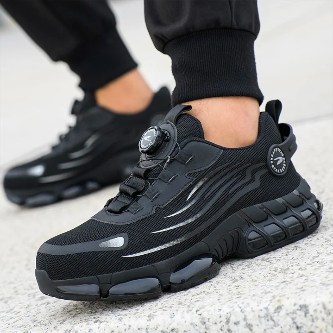 Breathable Protected Toe Shock Absorbing Safety Sneakers