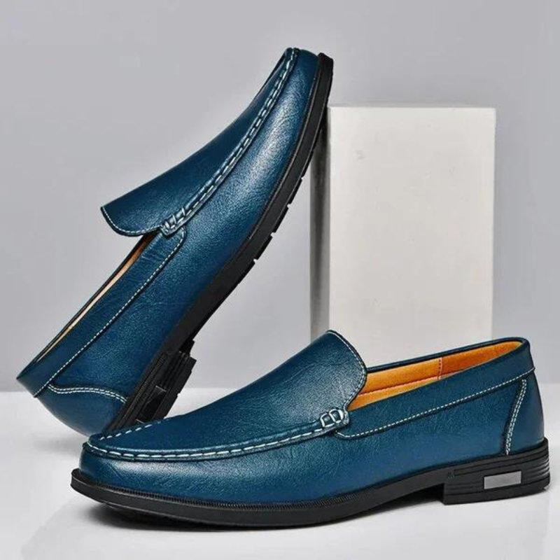 Herre Loafers - Ægte Læder - Klassisk Penny Loafer - Slip-on Komfort - Stilfuld & Holdbar