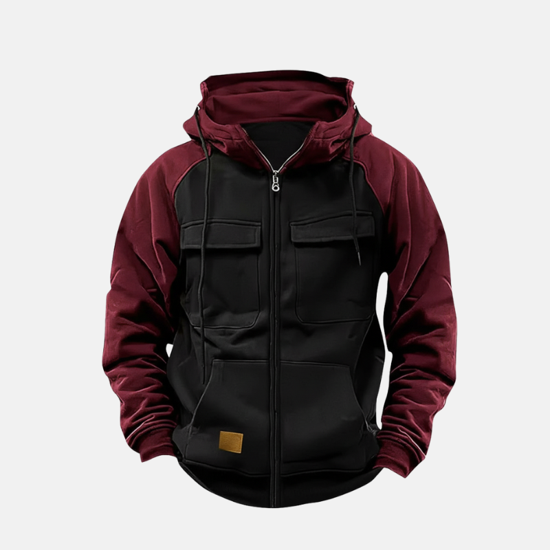 Knit Blend Relaxed Fit Pullover Hoodie