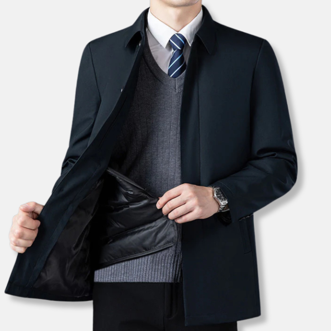 Classic Tailored Fit Wool Blend Blazer