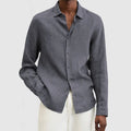 Men's Shirt – Relaxed Fit – Long-Sleeved – Breathable Natural Material
