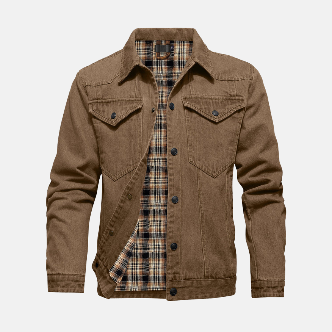 Denim Relaxed Fit Hip Length Jacket